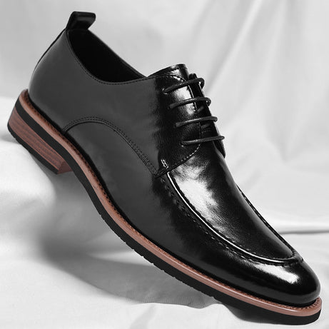 Men's Leather Oxford Pointed Formal Shoes