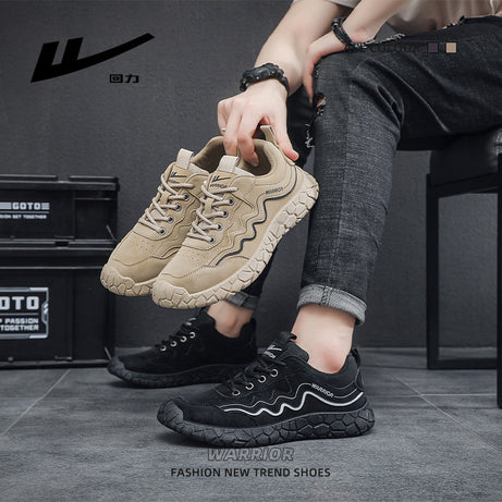 Men's Leather Breathable Retro Casual Shoes (In Stock)