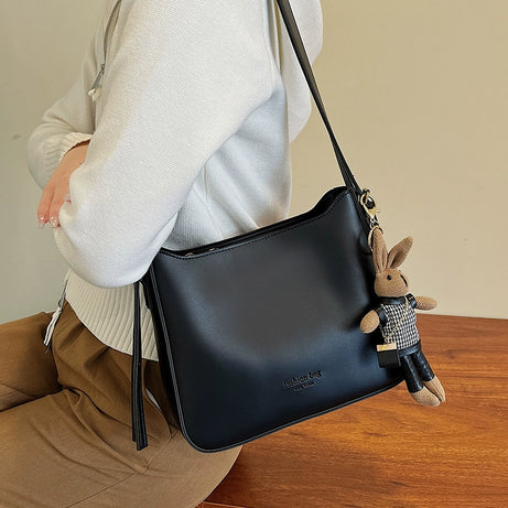 Women's Leather Trendy Versatile Shoulder Bag