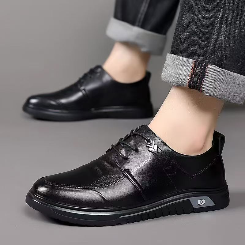 Men's Leather Comfortable Versatile Casual Shoes