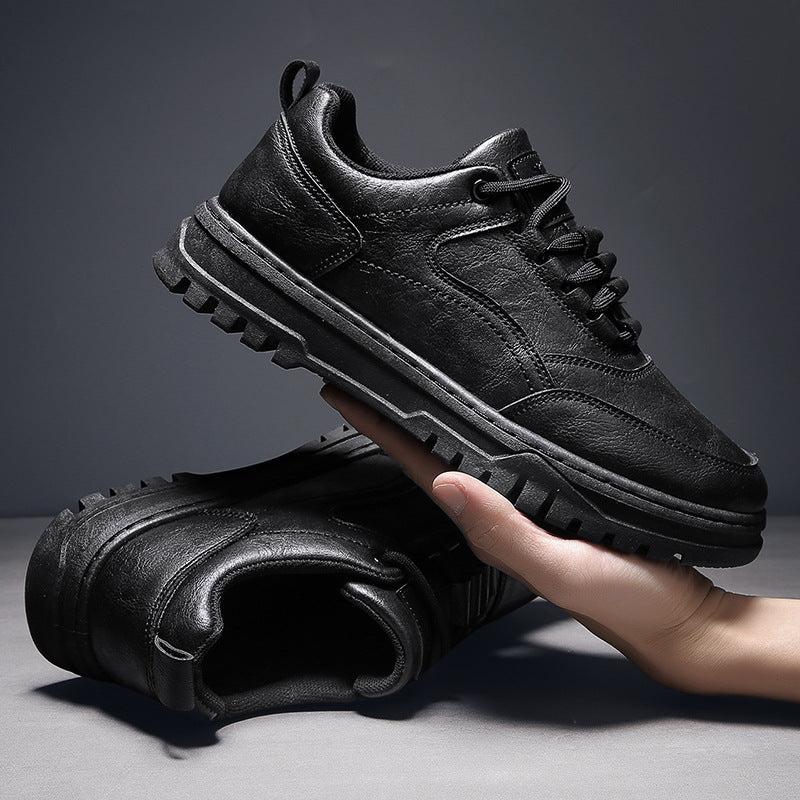 Men's Fashion Trend Low-Top Leather Shoes