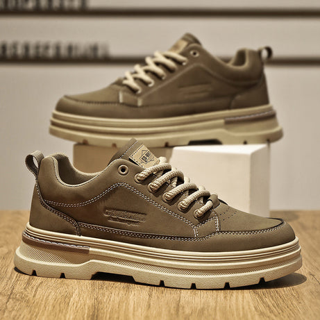 Men's Leather Tooling Martin Boots