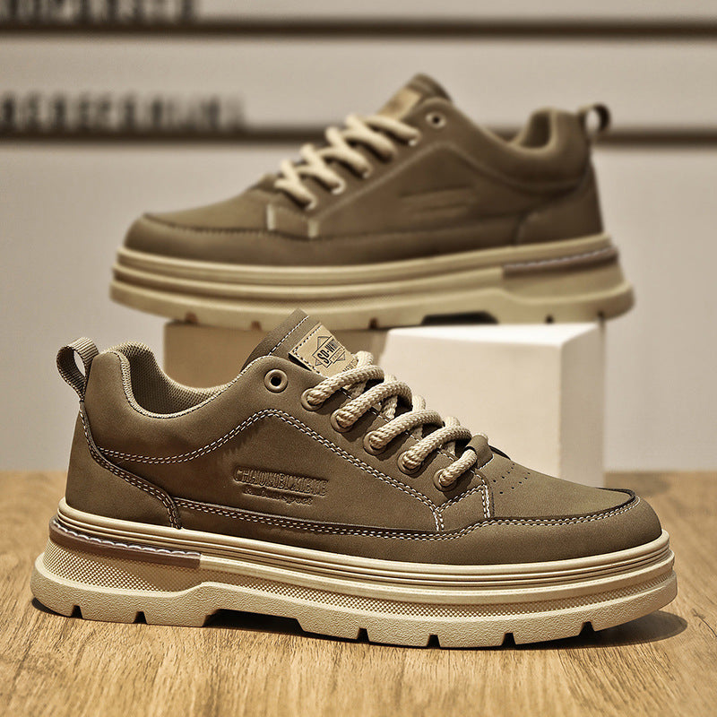 Men's Leather Tooling Martin Boots