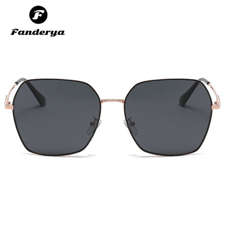 Women's Polarized Anti-ultraviolet Trend Round Face Sunglasses
