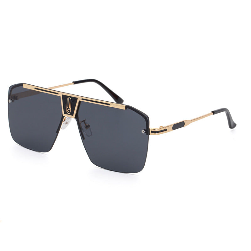 Men's Large-Frame Square Trendy Sunglasses