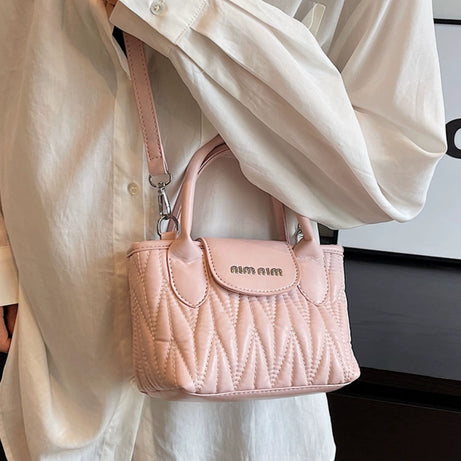 Women's Portable Double Handle Shoulder Bag