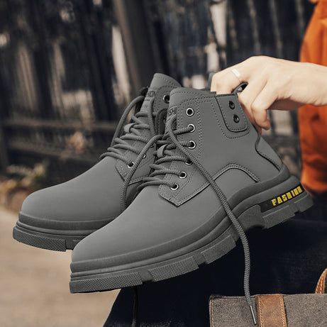 Men's High-top Lace-up Thick-soled Martin Boots