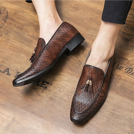 Men's Leather Outdoor Pointed Shoes