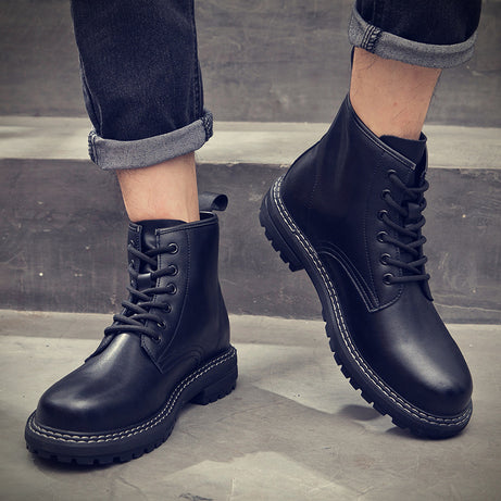 Men's Leather Fashion Martin Boots