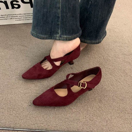 Women's Comfortable Pointed Design Work Shoes