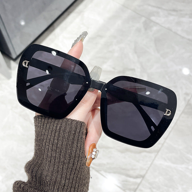 Women's Big Frame Anti-Ultraviolet Sunglasses
