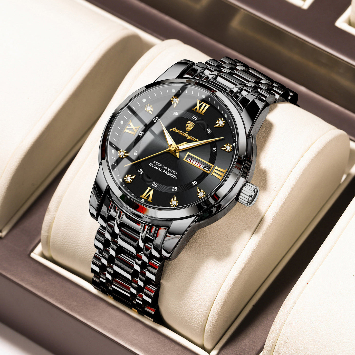 Men's Stainless Steel Explosion  Watch