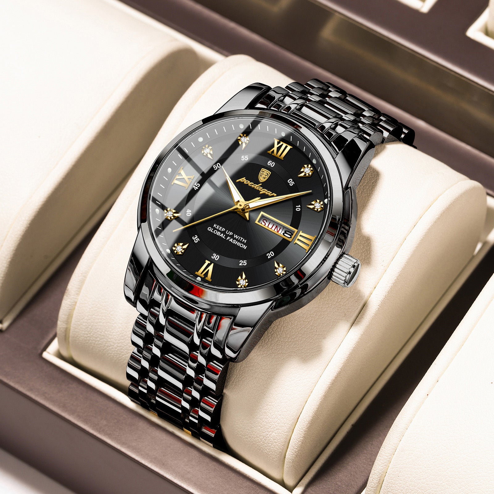 Men's Stainless Steel Explosion  Watch