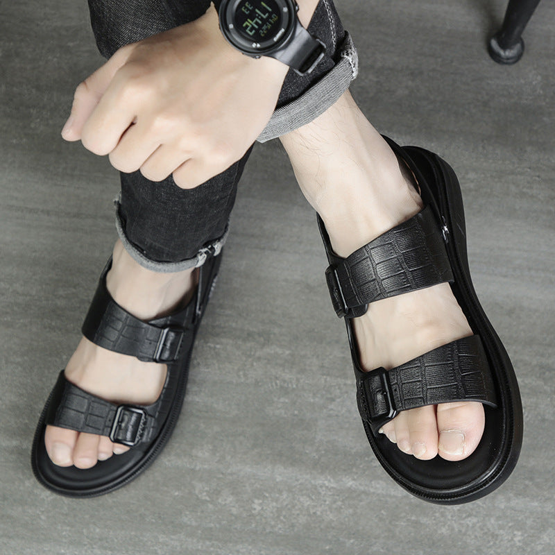 Men's Genuine Leather Outdoor Sandals