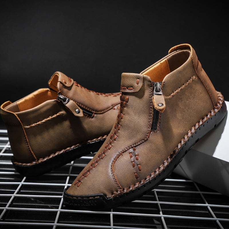 Men's Fashion Trendy Leather Casual Shoes