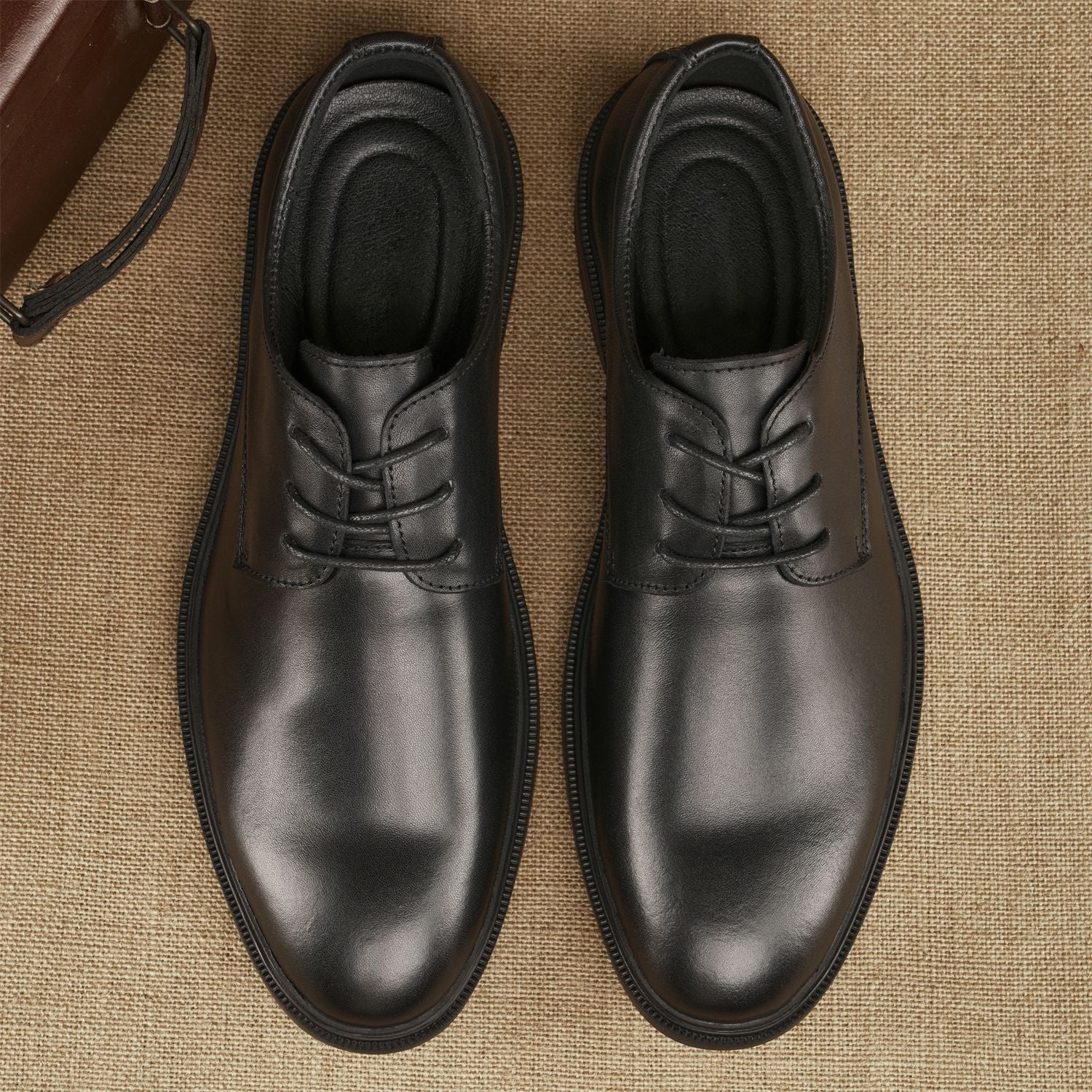 Men's Leather Lace-up Fashion Casual Shoes