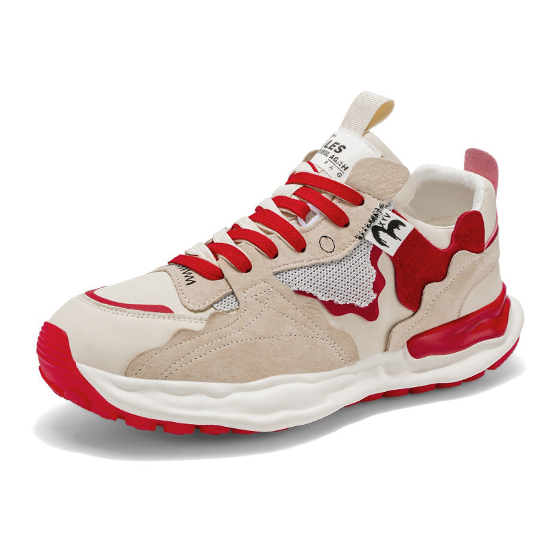 Men's Retro Breathable Trend Thick-Soled Casual Shoes