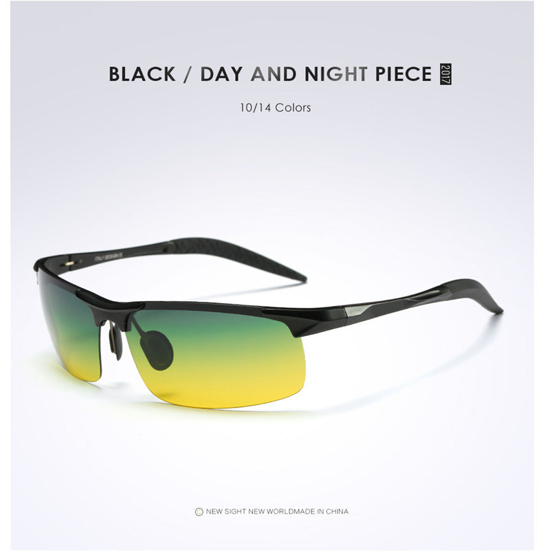 Men's Color-changing Sports Aluminum Polarized Sunglasses