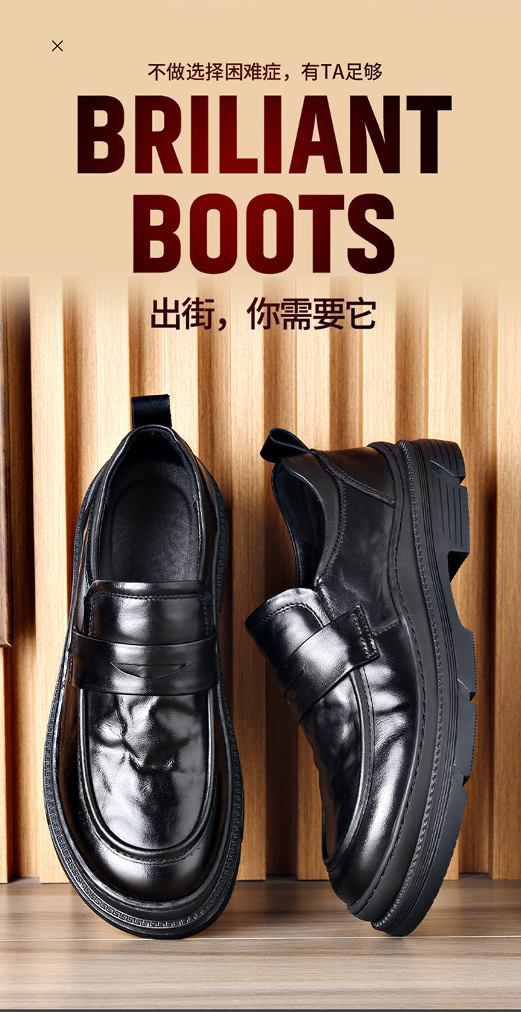 Men's Leather Outdoor Casual Shoes
