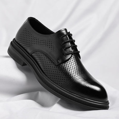 Men's Leather Hollow British Style Casual Shoes