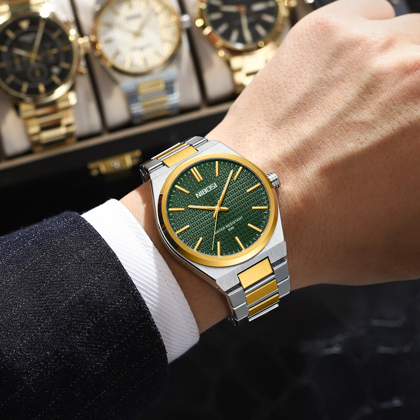 Men's Waterproof Business Quartz Watch