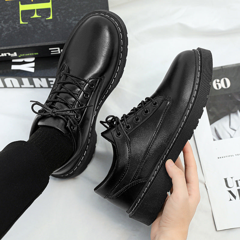 Men's Leather Outer Wear Fashion Trendy Shoes