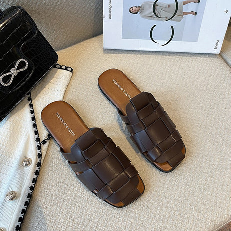 Women's Outer Wear Beach Flat Bottom Slippers