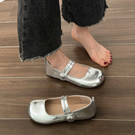 Women's Simple French Mary Jane Shoes