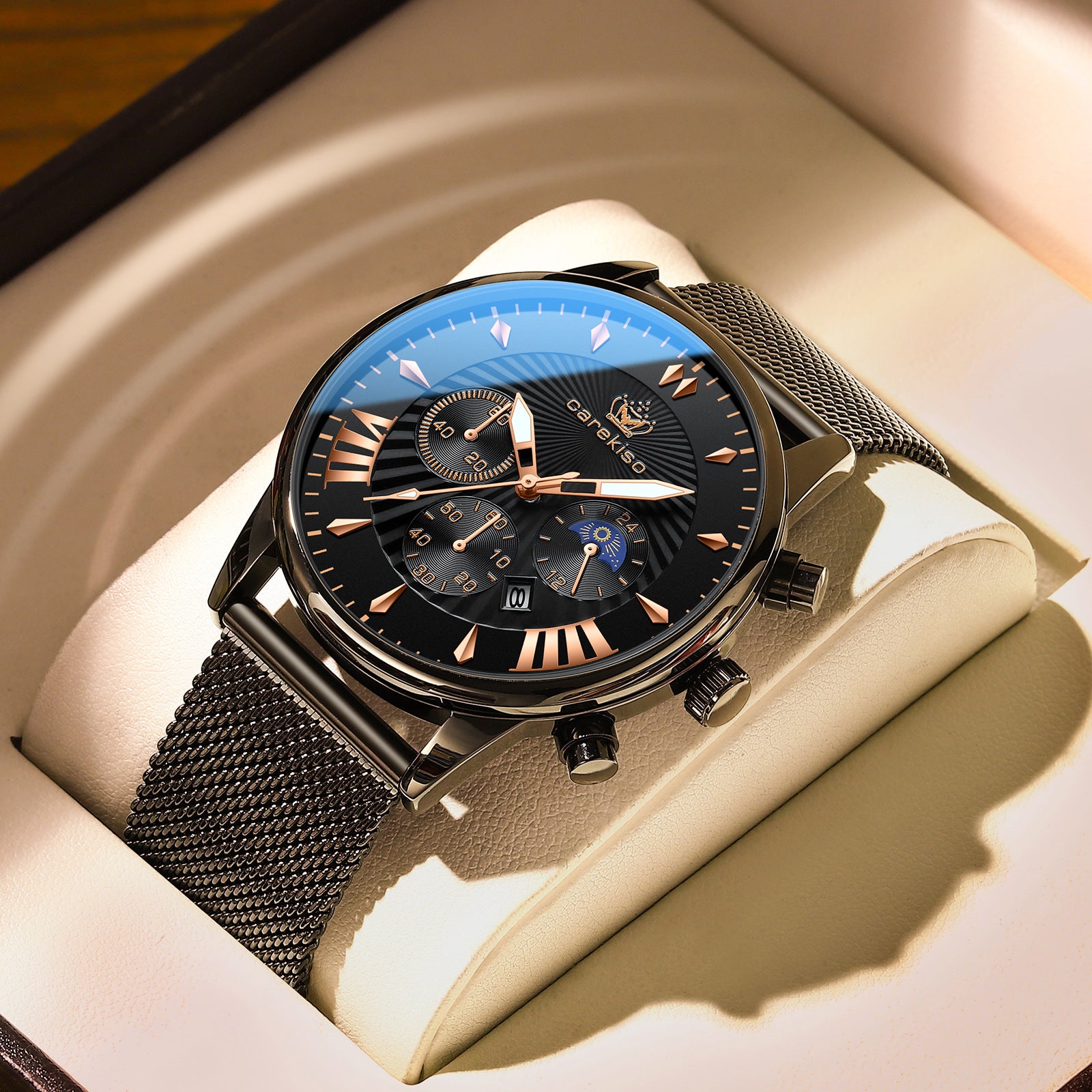 Men's Waterproof Luminous Ultra-thin Quartz Watch