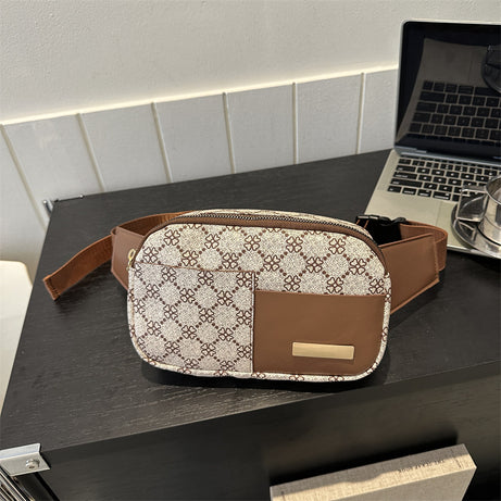 Women's Leather Crossbody Trendy Chest Bag