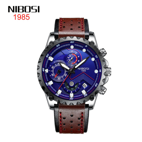 Men's  Waterproof Solid Steel Belt Watch