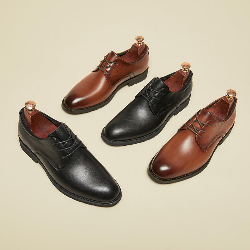 Men's British Style Leather Formal Shoes