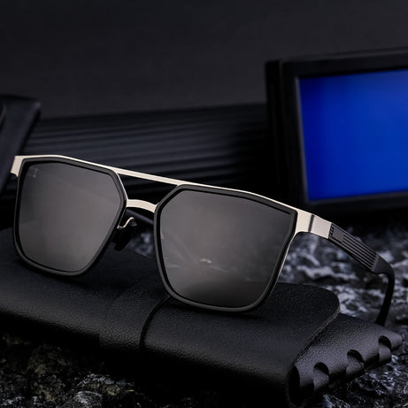 Men's Fashion Small Frame Square Trendy Sunglasses