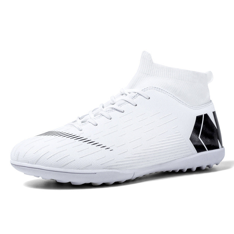 Men's Football High Top Training Broken Nails Shoes