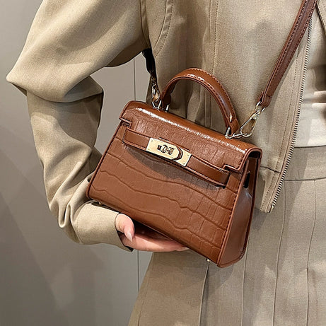 Women's Crocodile Pattern Fashion Bag