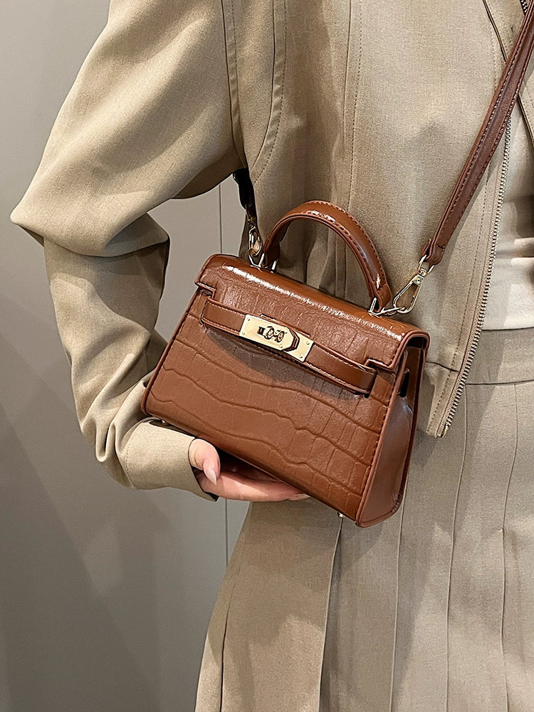 Women's Crocodile Pattern Fashion Bag