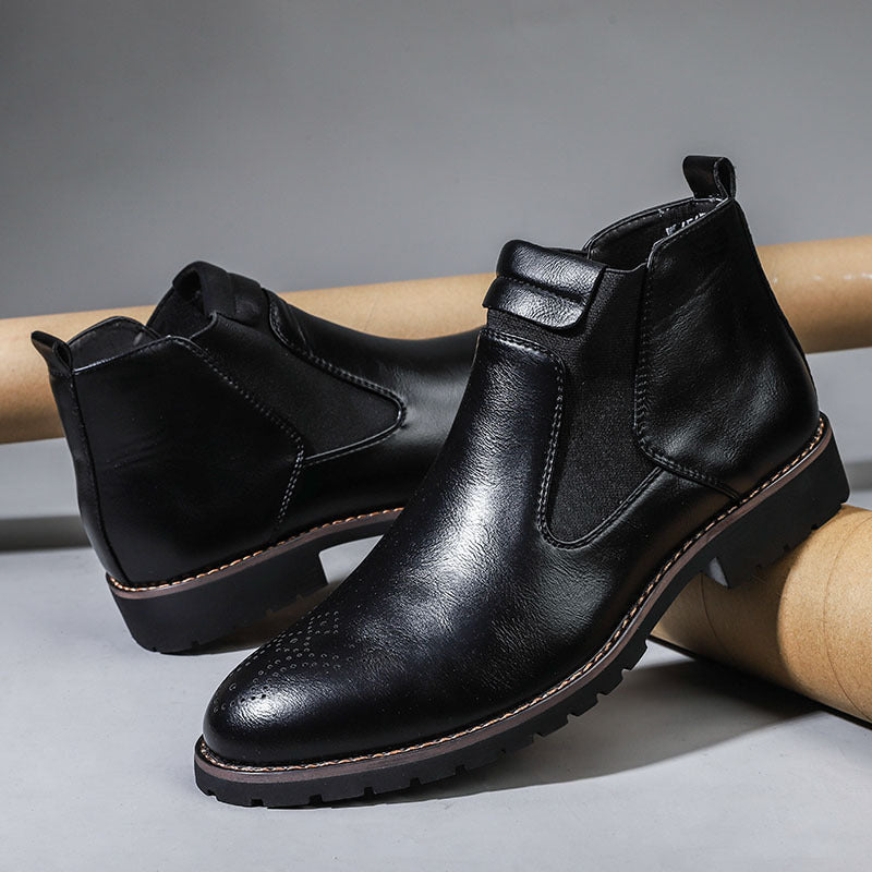 Men's Leather Surface Chelsea Boots