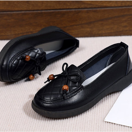 Women's Low-Top Leather Casual Shoes