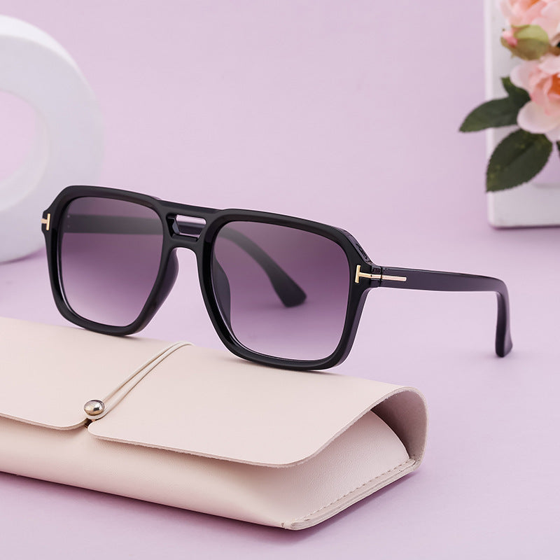 Women's Large Frame Fashion Trendy Sunglasses