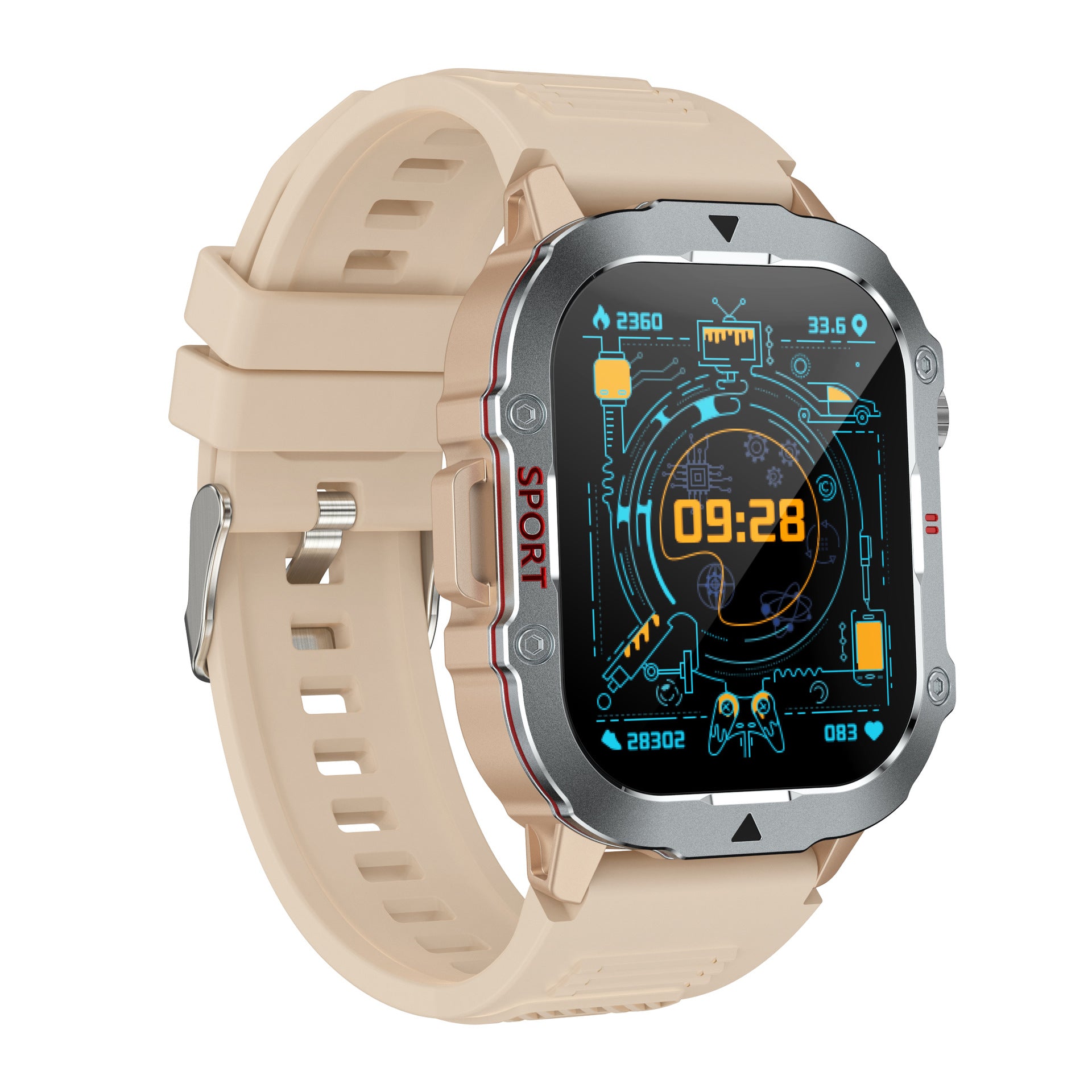 QX11 Three-proof Outdoor Bluetooth Sports Watch