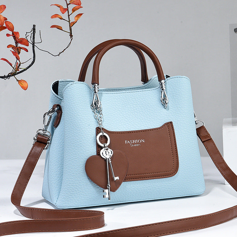 Women's Leathe Trendy Hand & Shoulder Bag