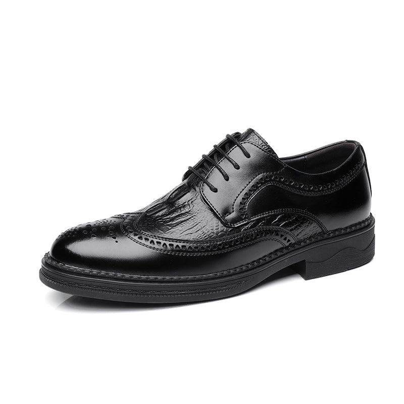 Men''s Leather British Style Casual Shoes