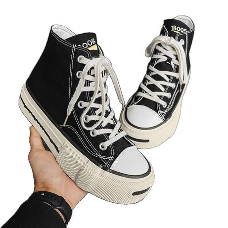 Men's High Top Trendy Canvas Casual Shoes