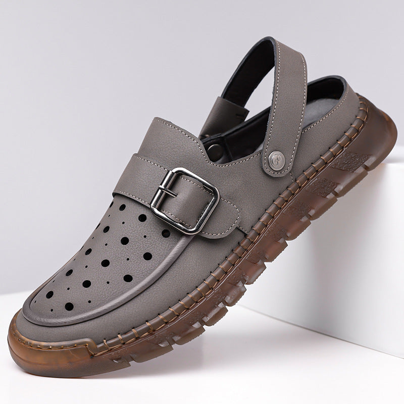 Men's Leather Outdoor Casual Sandals