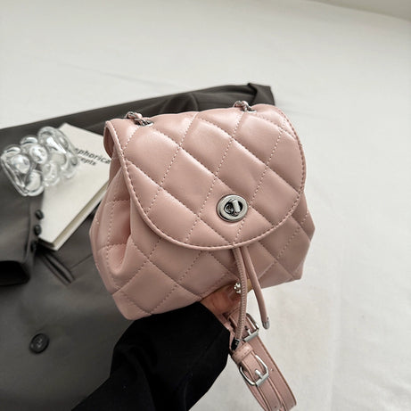 Women's Rhombus Trendy Leather Bag