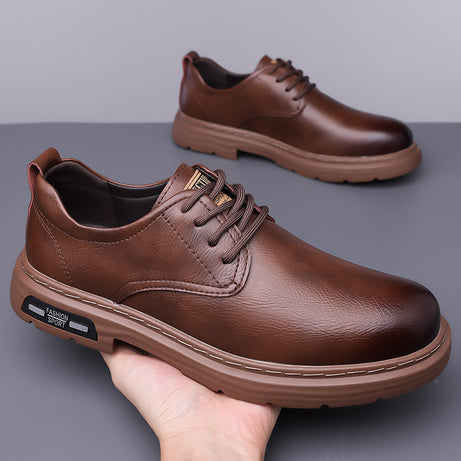 Men's Leather British Style Martin Shoes
