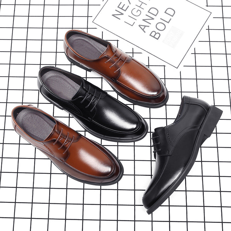 Men's Leather Business Solid Stylish Formal Shoes