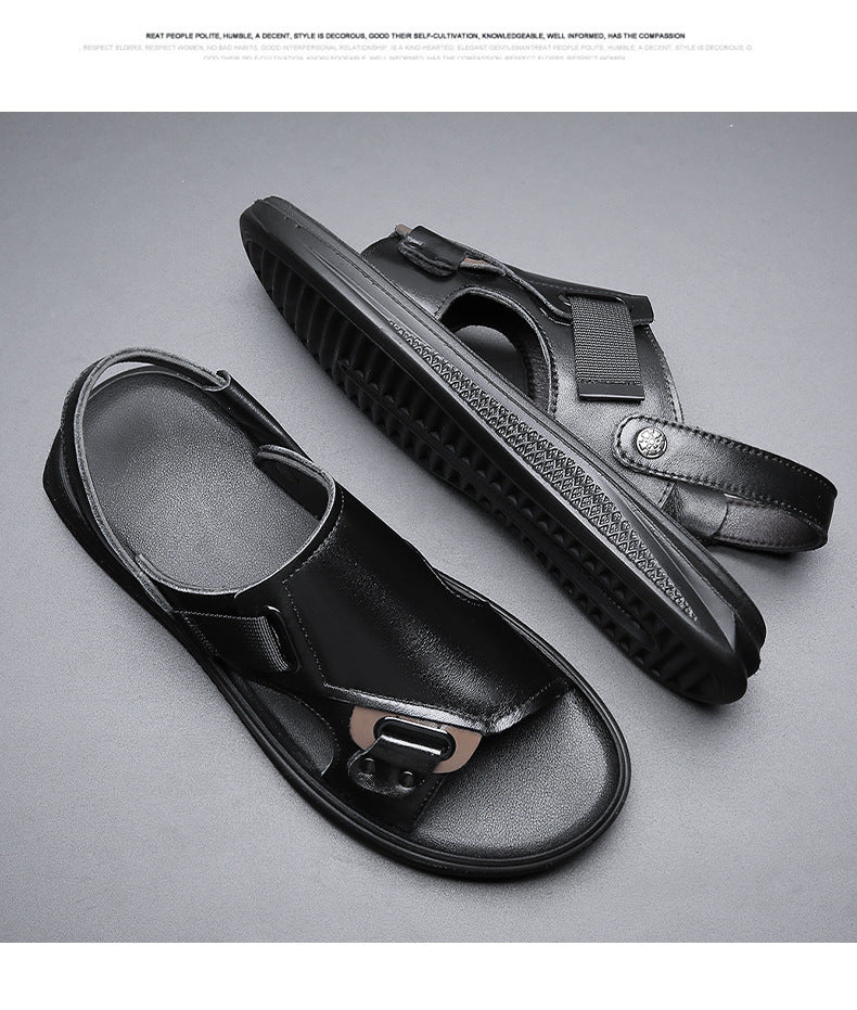 Men's Summer Leather Casual Sandals (In Stock)