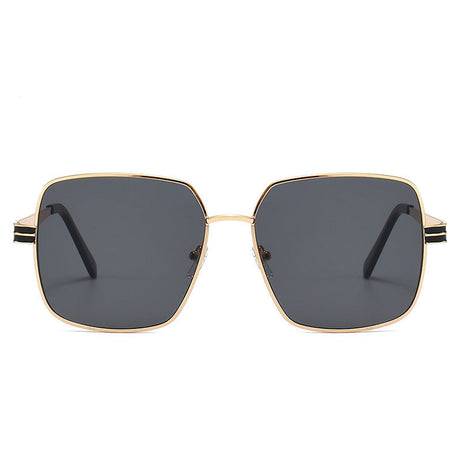 Men's Tide Retro Metal Large Frame  Sunglasses