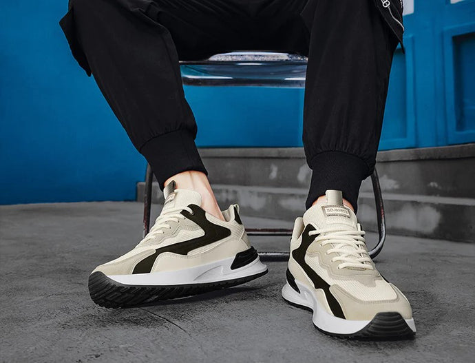 Men's Breathable Platform Running Shoes (In Stock)